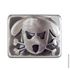 dog belt buckle - Outlaw Doggy Holmes in Square