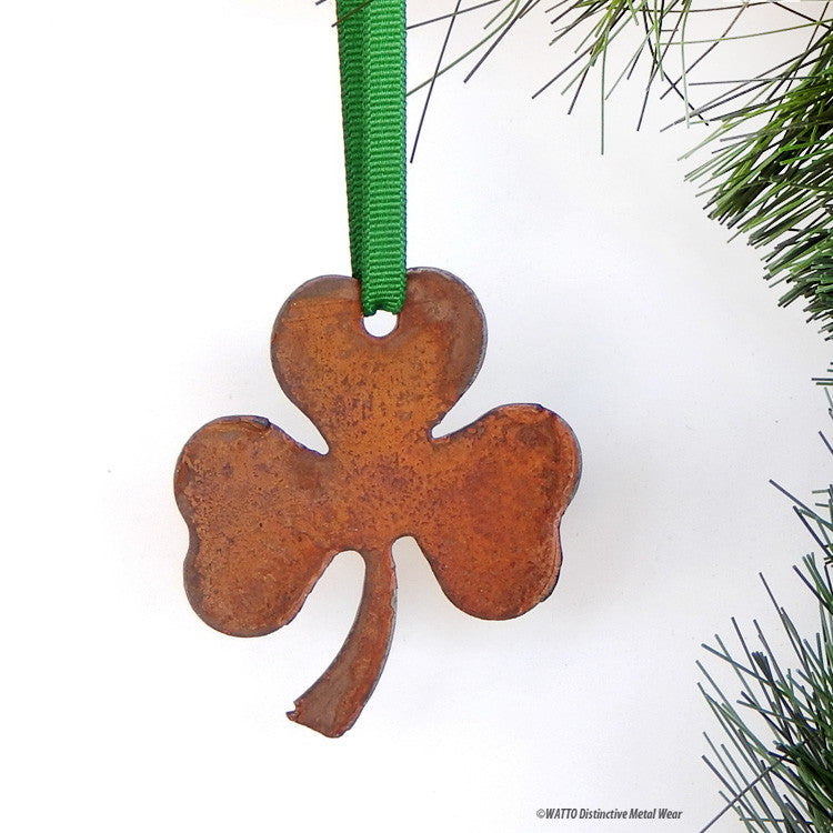 three-leaf clover ornaments