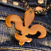 fleur-de-lis necklace