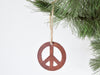 peace sign ornament