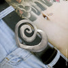 spiral heart belt buckle