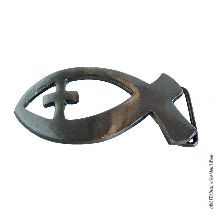 Jesus fish belt buckle – Metal Belt Buckles, Accessories & Home Decor by  WATTO Distinctive Metal Wear