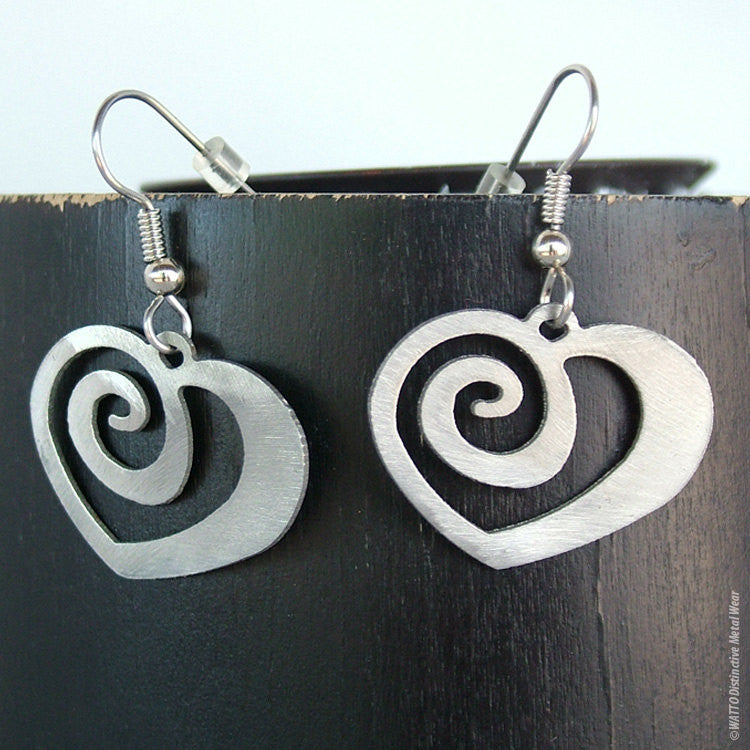 heart earrings