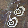 heart earrings