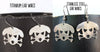 dog stainless steel earrings - Outlaw Doggy Holmes