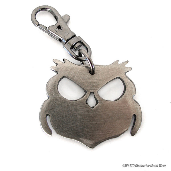 owl key chain - Wisecracker Outlaw Owl