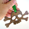 jolly rogers skull ornament