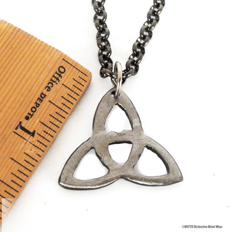 Mini Celtic triquetra necklace