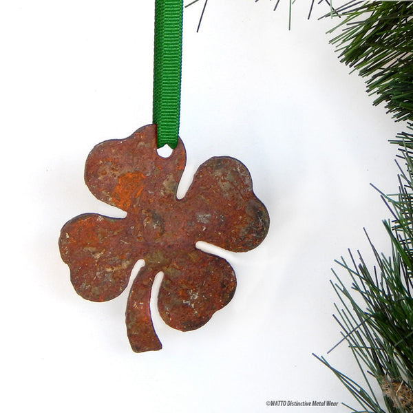 four-leaf clover ornament