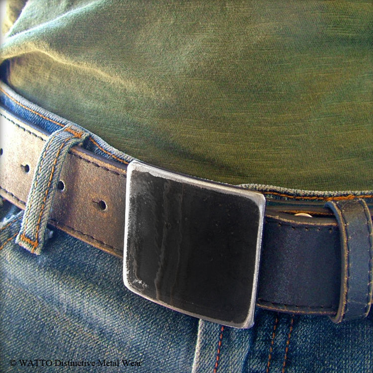 Cool Square Belt Buckle with Western Country Utility Belt