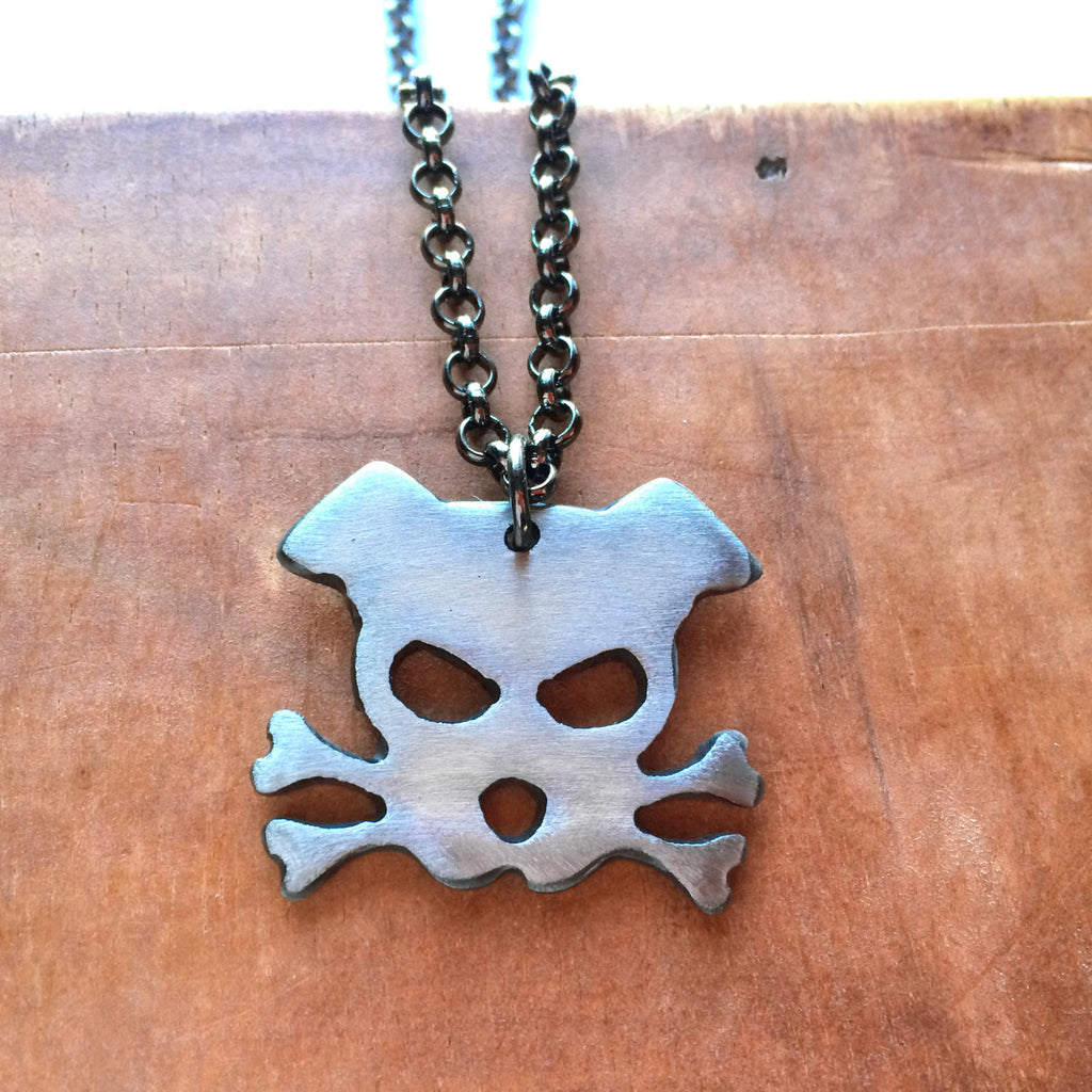 dog necklace - Outlaw Doggy Bandit