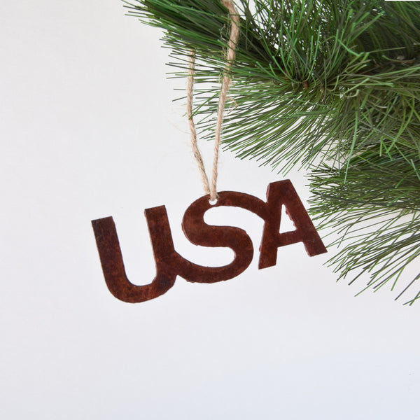USA cutout ornament
