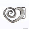 spiral heart belt buckle